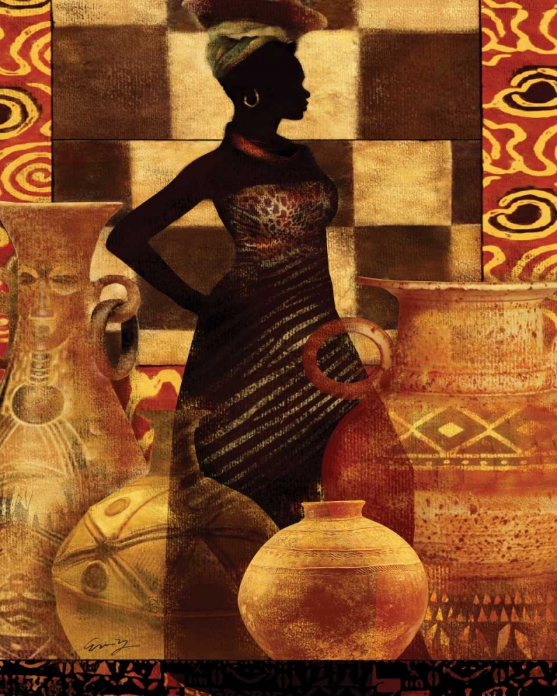 Wall art: AFRICAN TRADITIONS I, by Yang, Eric