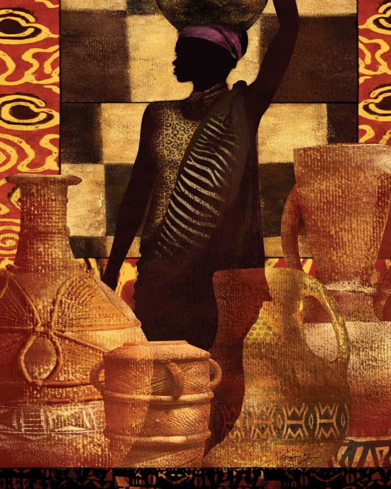 Wall Art Painting id:67005, Name: AFRICAN TRADITIONS II, Artist: Yang, Eric