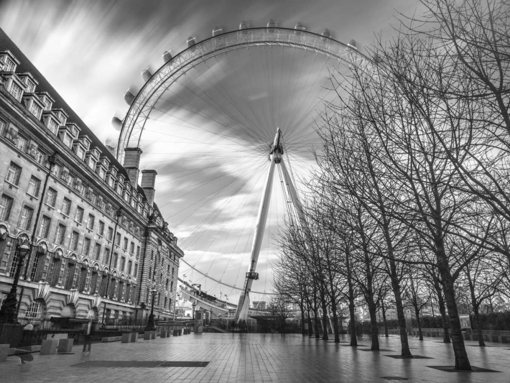 Wall art: Millennium Wheel in city of London, UK, by Frank, Assaf