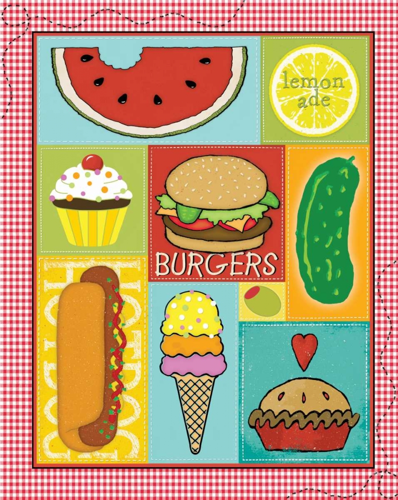Wall art: Picnic Food, by Marrott, Stephanie