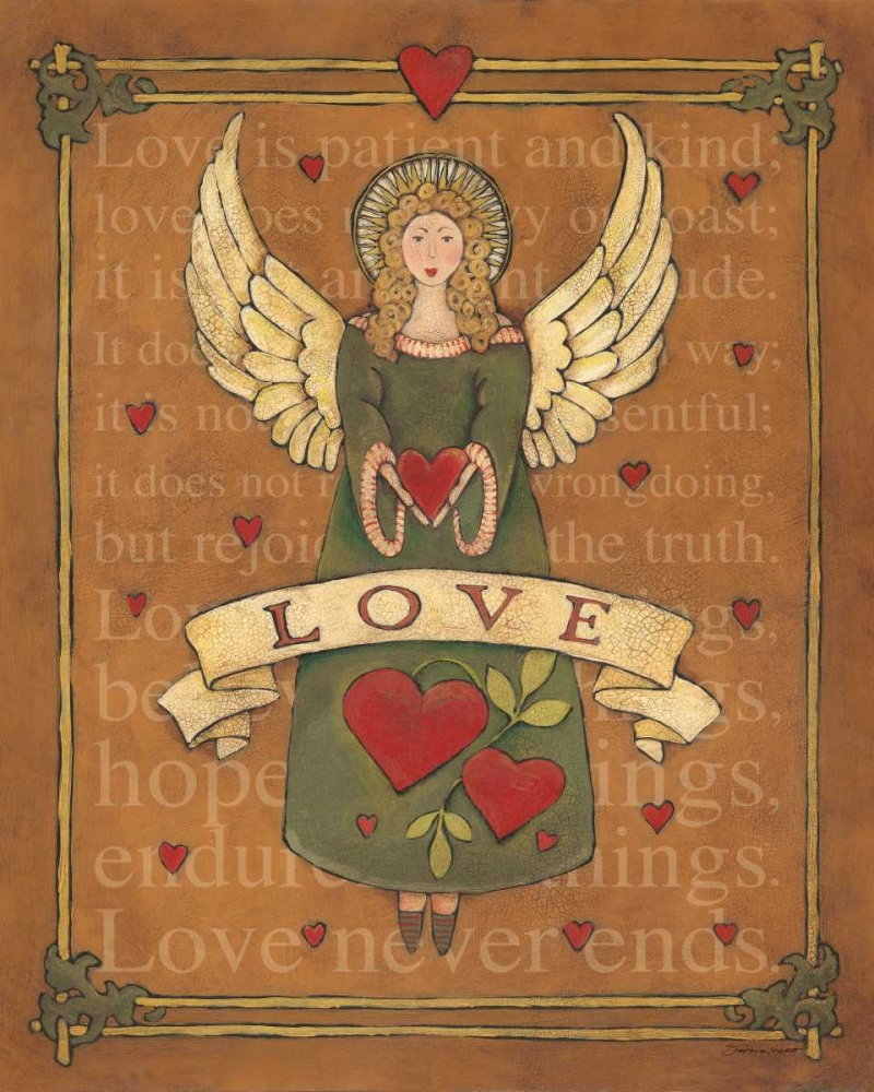 Wall Art Painting id:70272, Name: Angel Love, Artist: Marrott, Stephanie