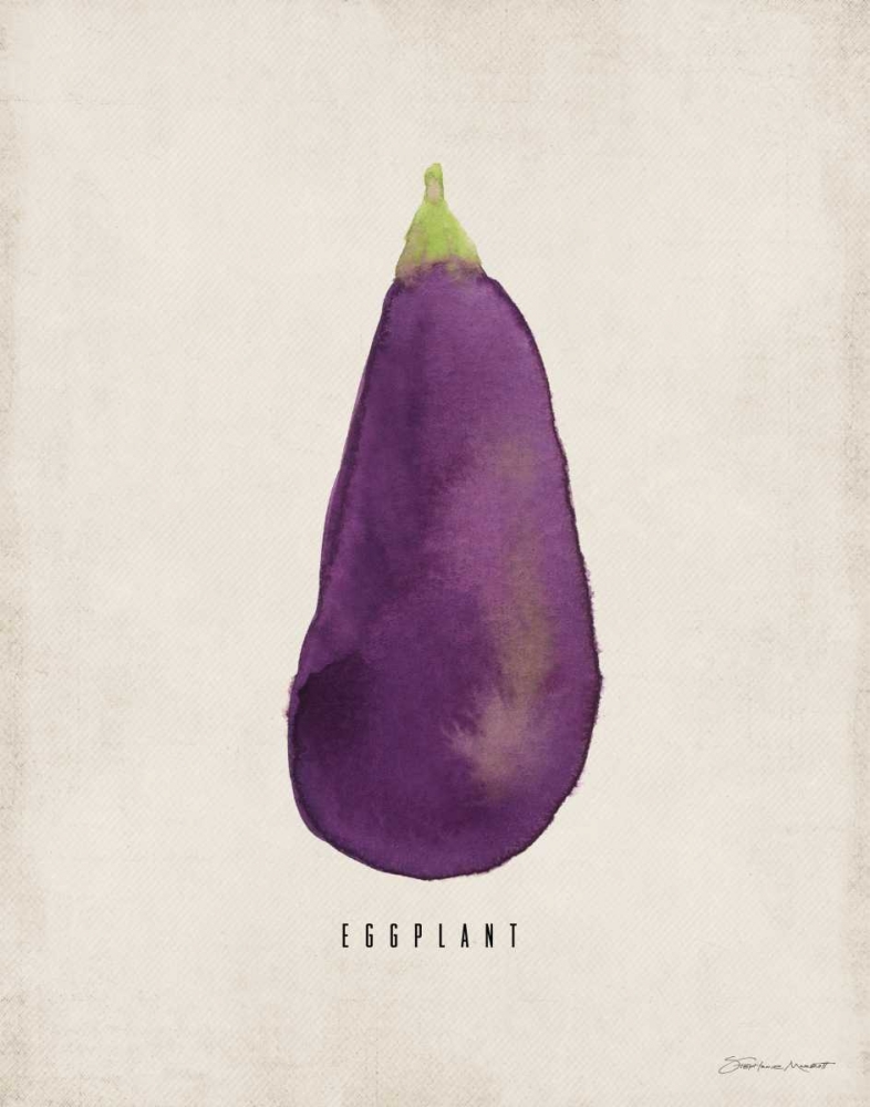 Wall Art Painting id:70289, Name: Eggplant, Artist: Marrott, Stephanie
