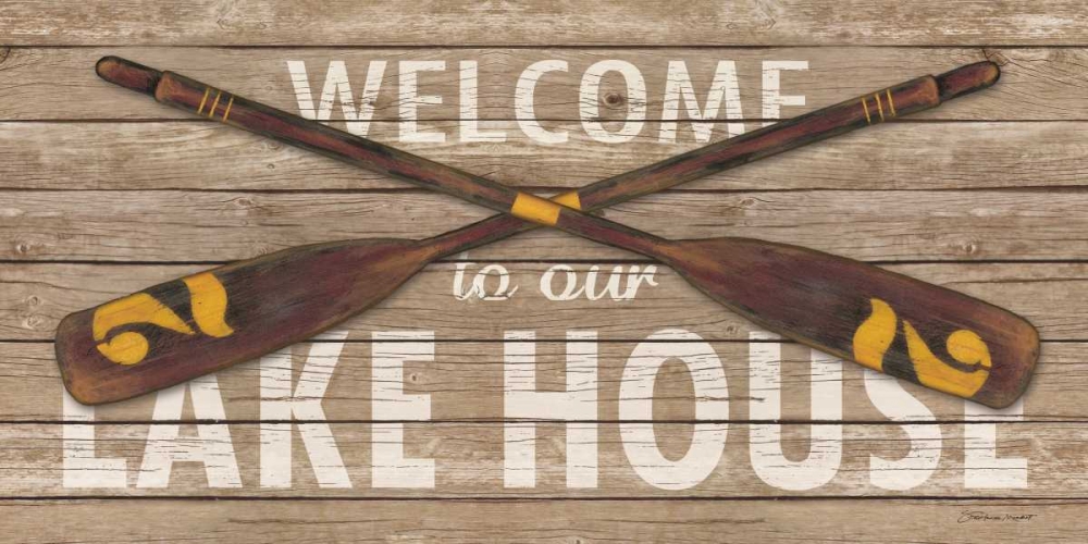 Wall Art Painting id:70375, Name: Lakehouse II, Artist: Marrott, Stephanie