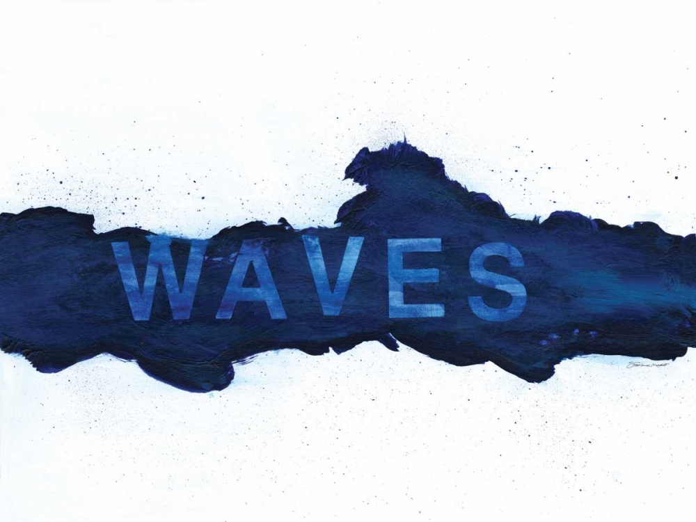 Wall Art Painting id:70401, Name: Blue Waves, Artist: Marrott, Stephanie