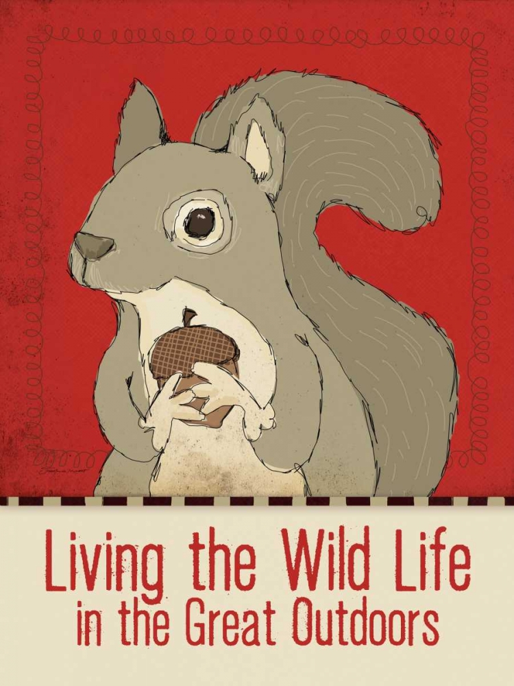 Wall Art Painting id:70430, Name: Wild Squirrel, Artist: Marrott, Stephanie