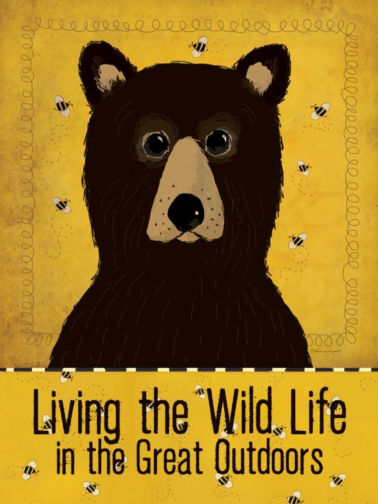 Wall Art Painting id:70431, Name: Wild Bear, Artist: Marrott, Stephanie