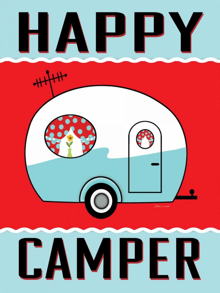 Wall Art Painting id:70432, Name: Happy Camper II, Artist: Marrott, Stephanie