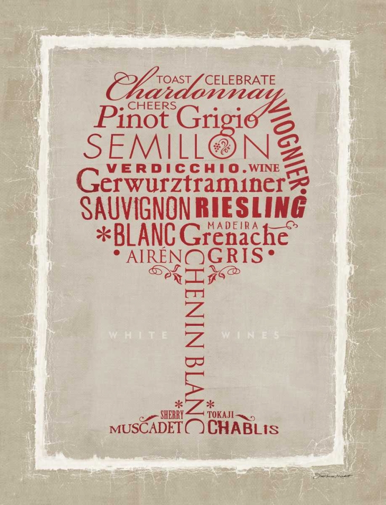 Wall Art Painting id:70453, Name: White Wine, Artist: Marrott, Stephanie