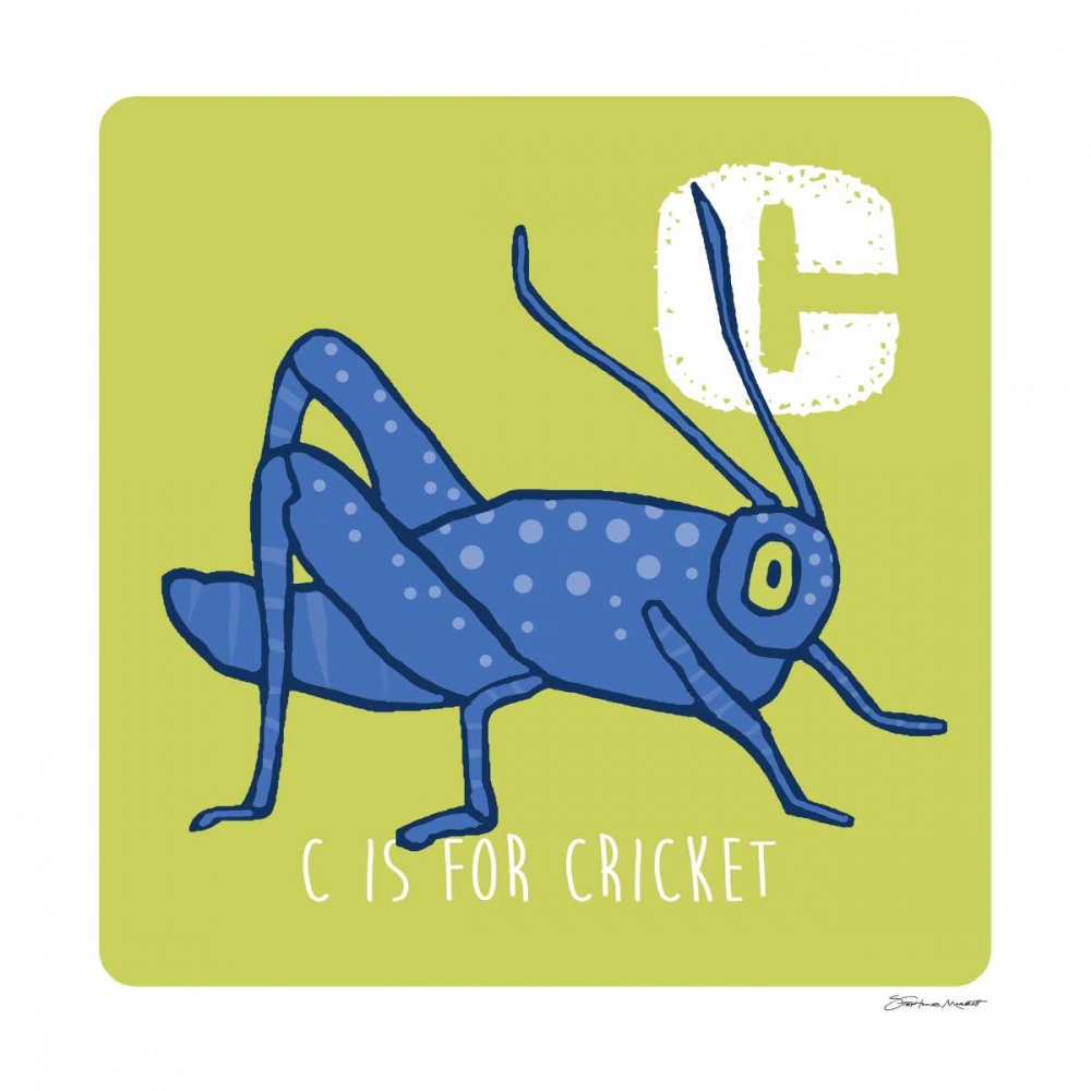 Wall Art Painting id:70511, Name: C is For Cricket, Artist: Marrott, Stephanie