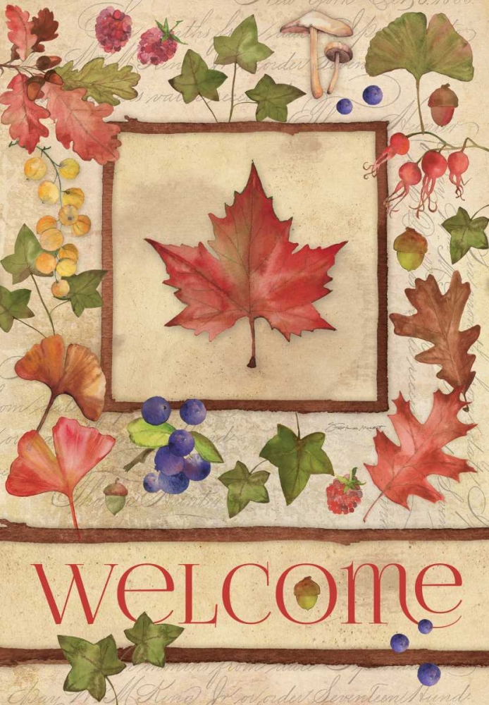 Wall Art Painting id:70543, Name: Welcome Fall II, Artist: Marrott, Stephanie