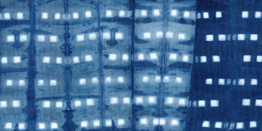 Wall Art Painting id:249402, Name: Indigo Panel II, Artist: Marrott, Stephanie