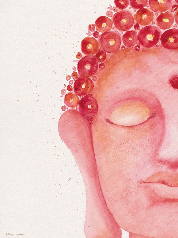 Wall art: Buddha In Pink II, by Marrott, Stephanie