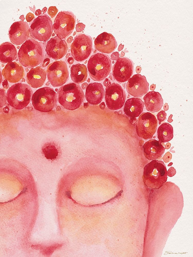Wall art: Buddha In Pink III, by Marrott, Stephanie