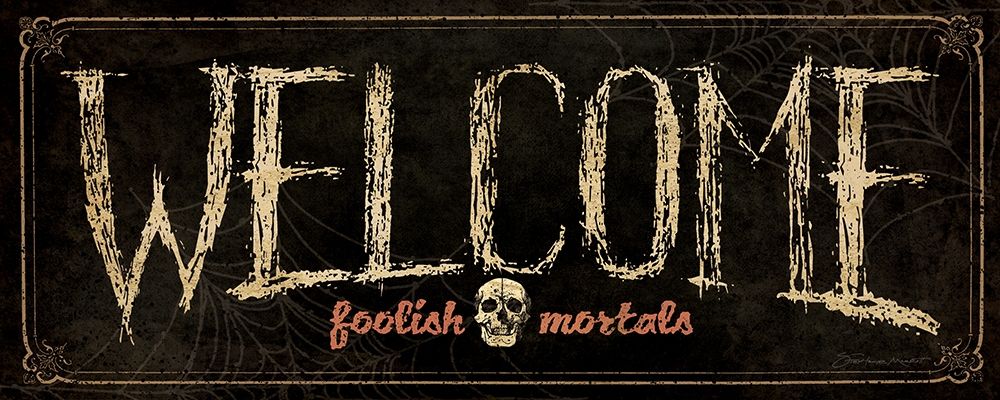 Wall Art Painting id:225178, Name: Welcome, Artist: Marrott, Stephanie