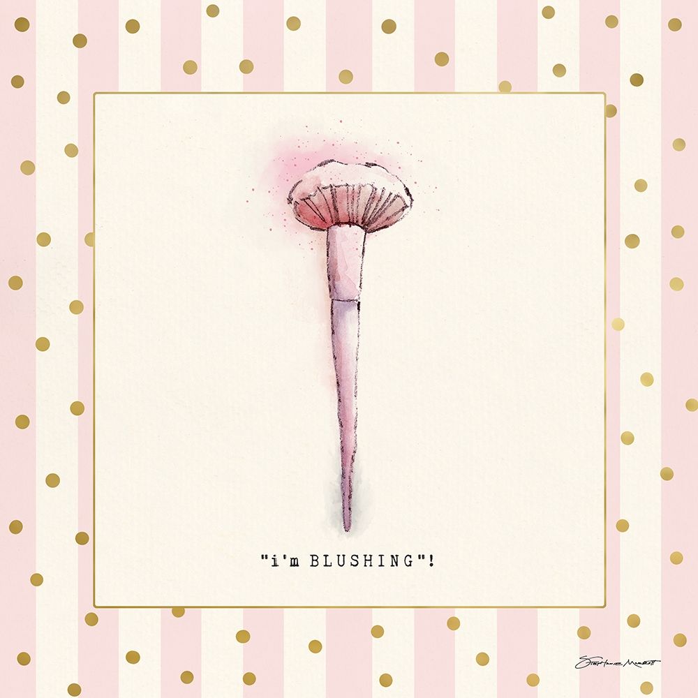Wall art: Im Blushing, by Marrott, Stephanie