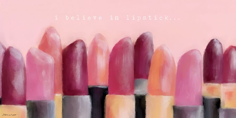 Wall art: Lipstick Line-Up, by Marrott, Stephanie