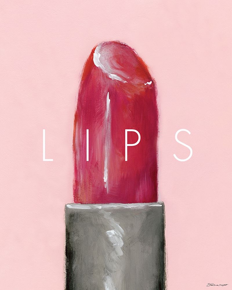 Wall art: Lips, by Marrott, Stephanie