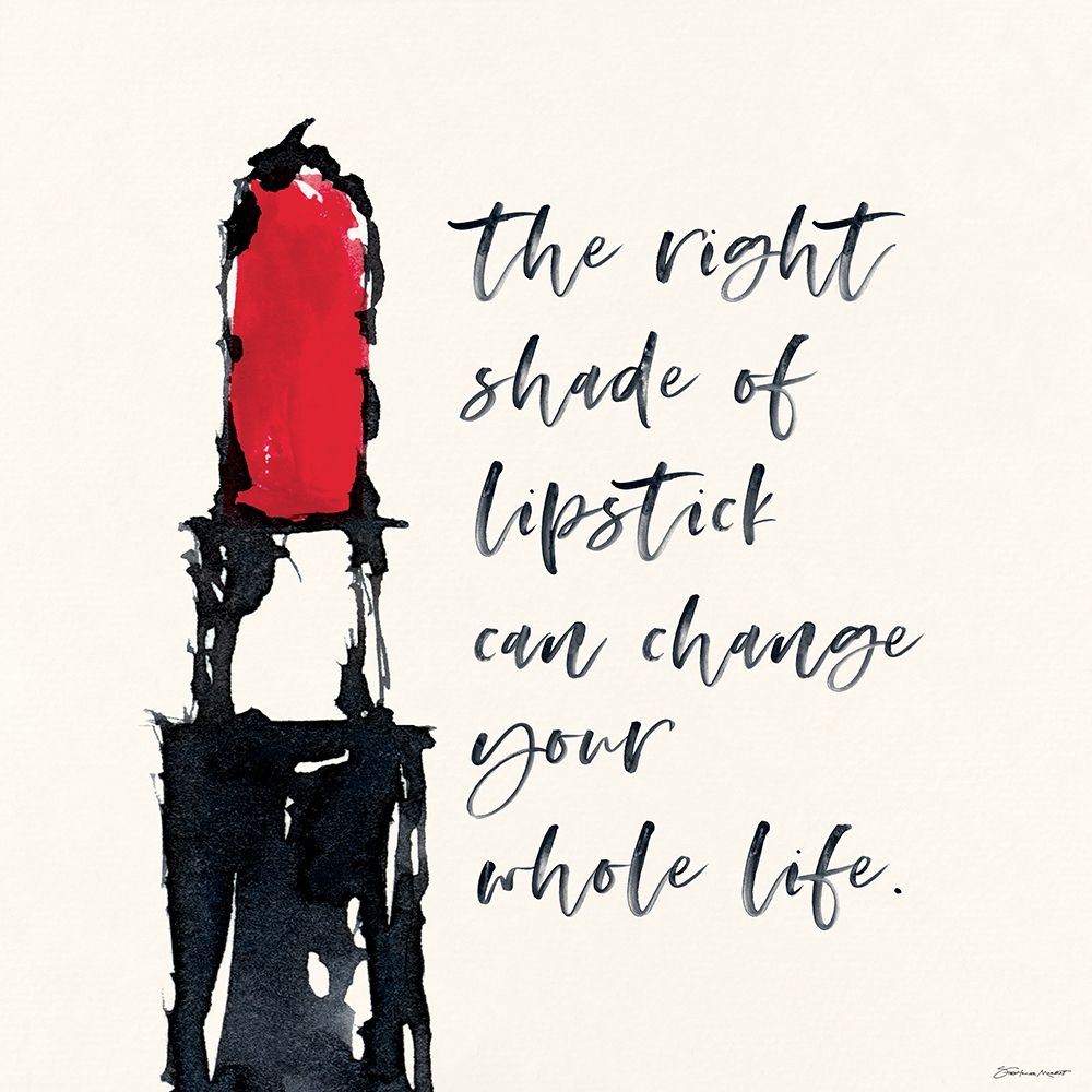 Wall art: Lipstick, by Marrott, Stephanie