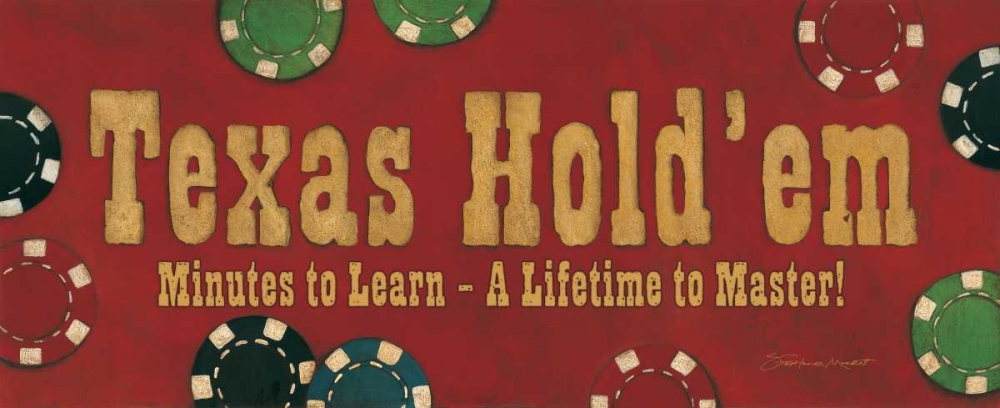 Wall Art Painting id:71063, Name: Texas Hold Em, Artist: Marrott, Stephanie