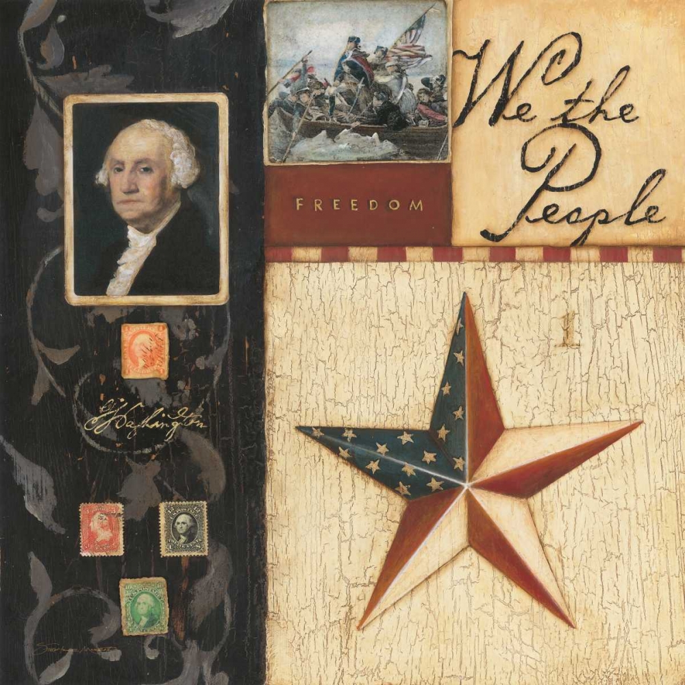 Wall art: We the People, by Marrott, Stephanie