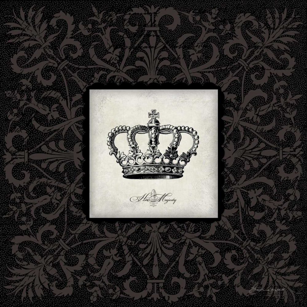 Wall art: Her Majesty, by Marrott, Stephanie
