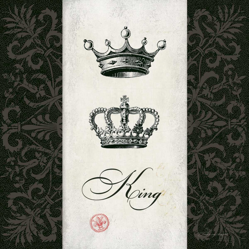 Wall art: King, by Marrott, Stephanie