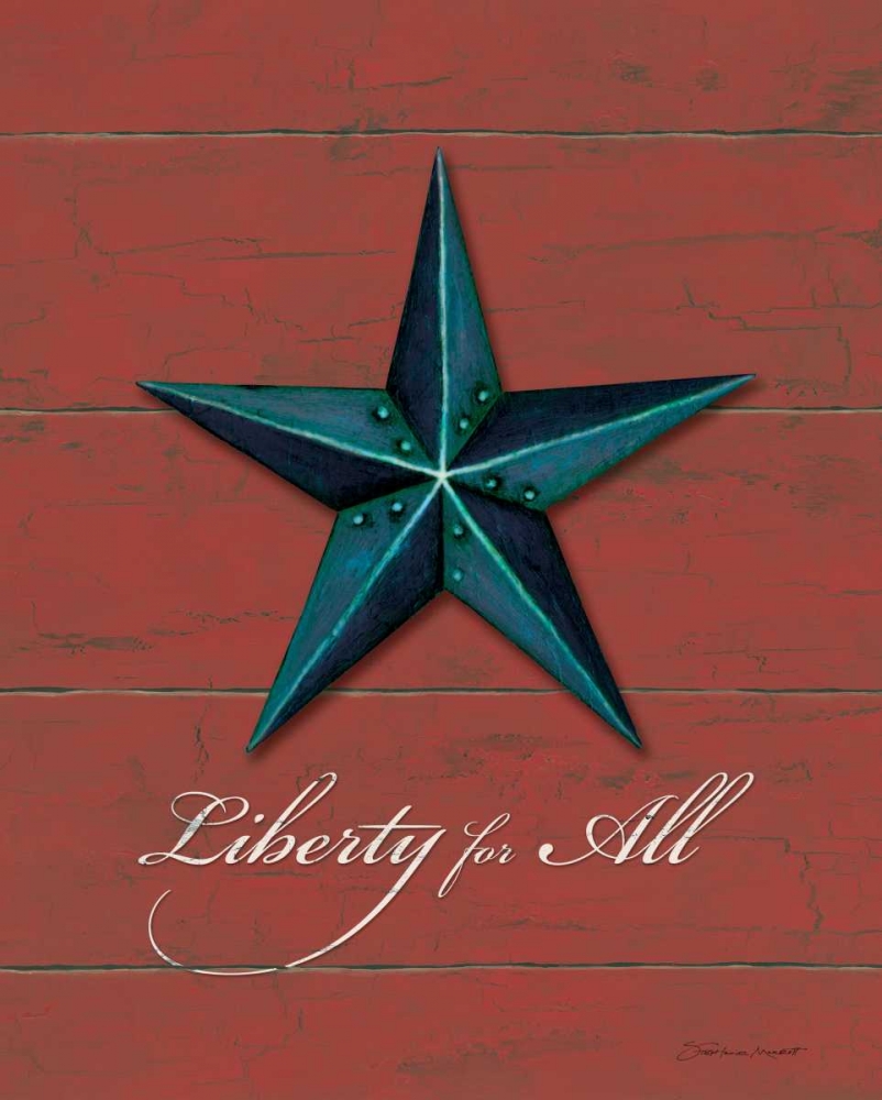 Wall art: Liberty for All, by Marrott, Stephanie