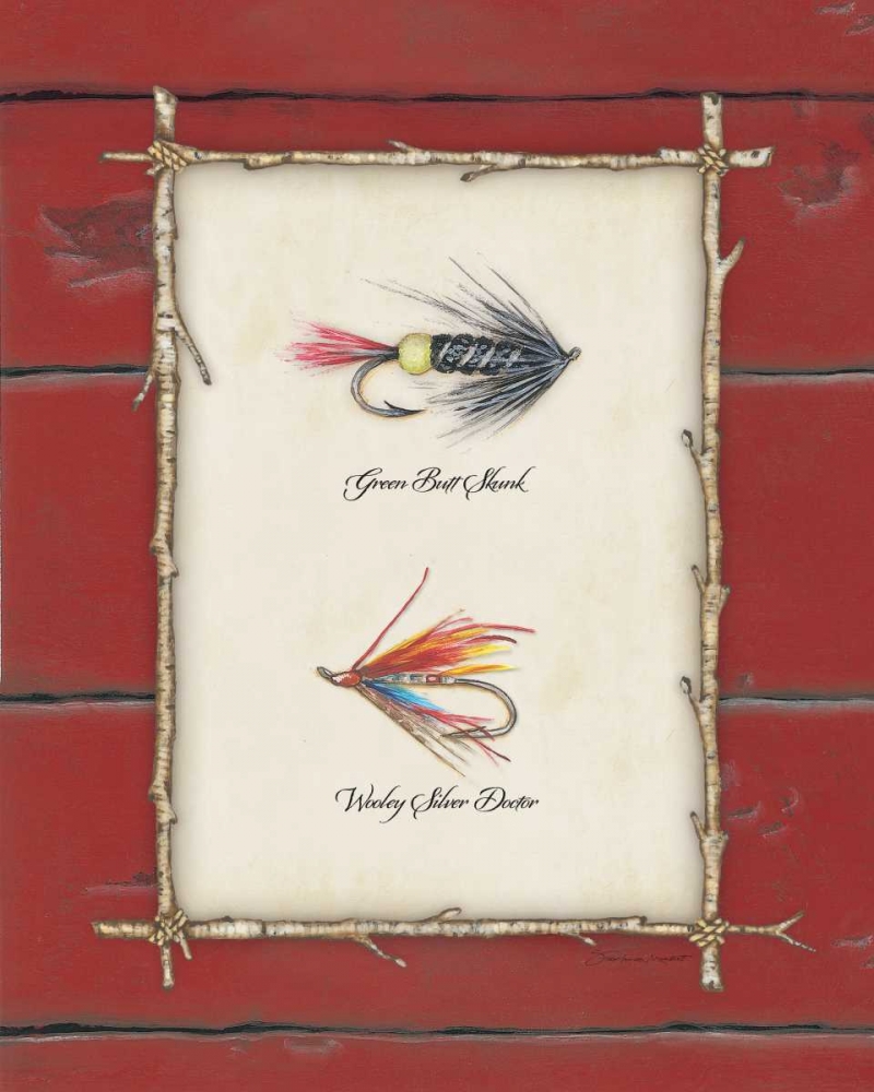 Wall art: Fish Flies I, by Marrott, Stephanie