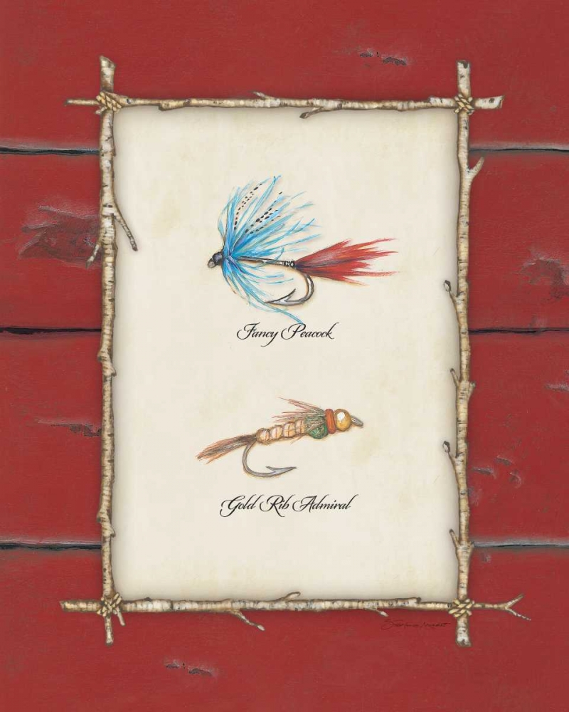 Wall art: Fish Flies III, by Marrott, Stephanie