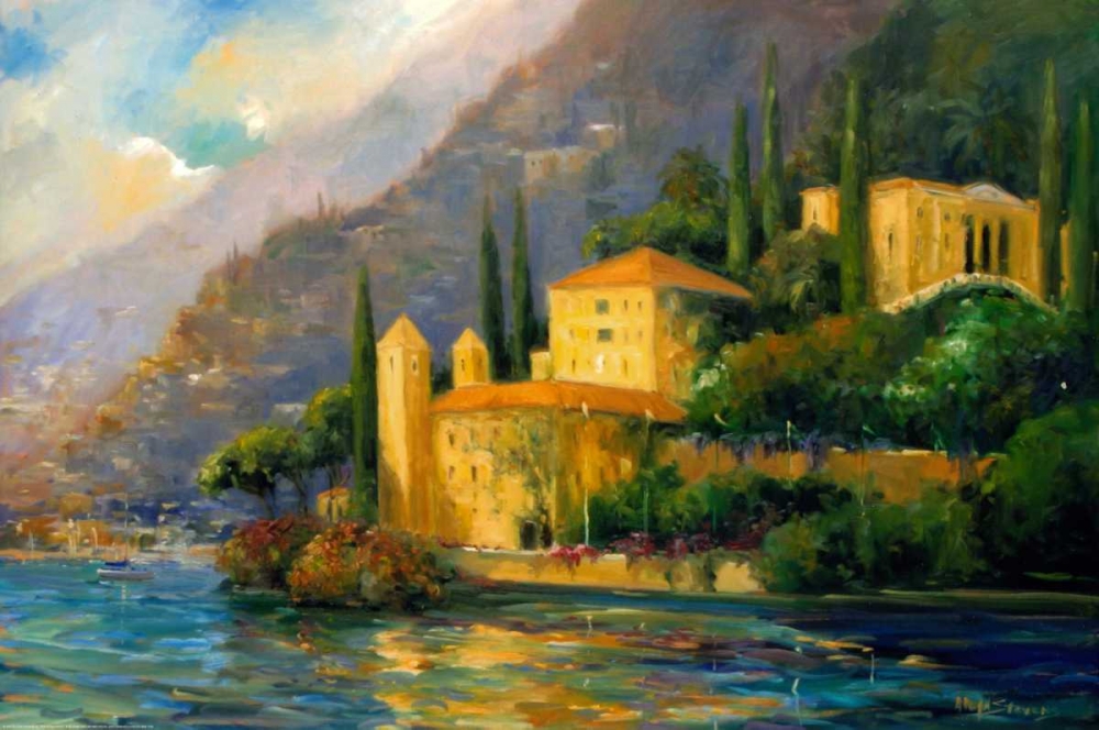 Wall Art Painting id:82977, Name: Lake Villa, Artist: Stevens, Allayn