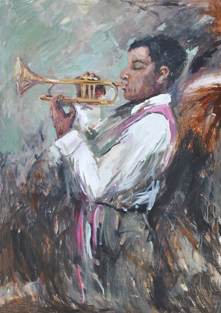 Wall Art Painting id:350595, Name: Soulful Tunes, Artist: Stevens, Allayn