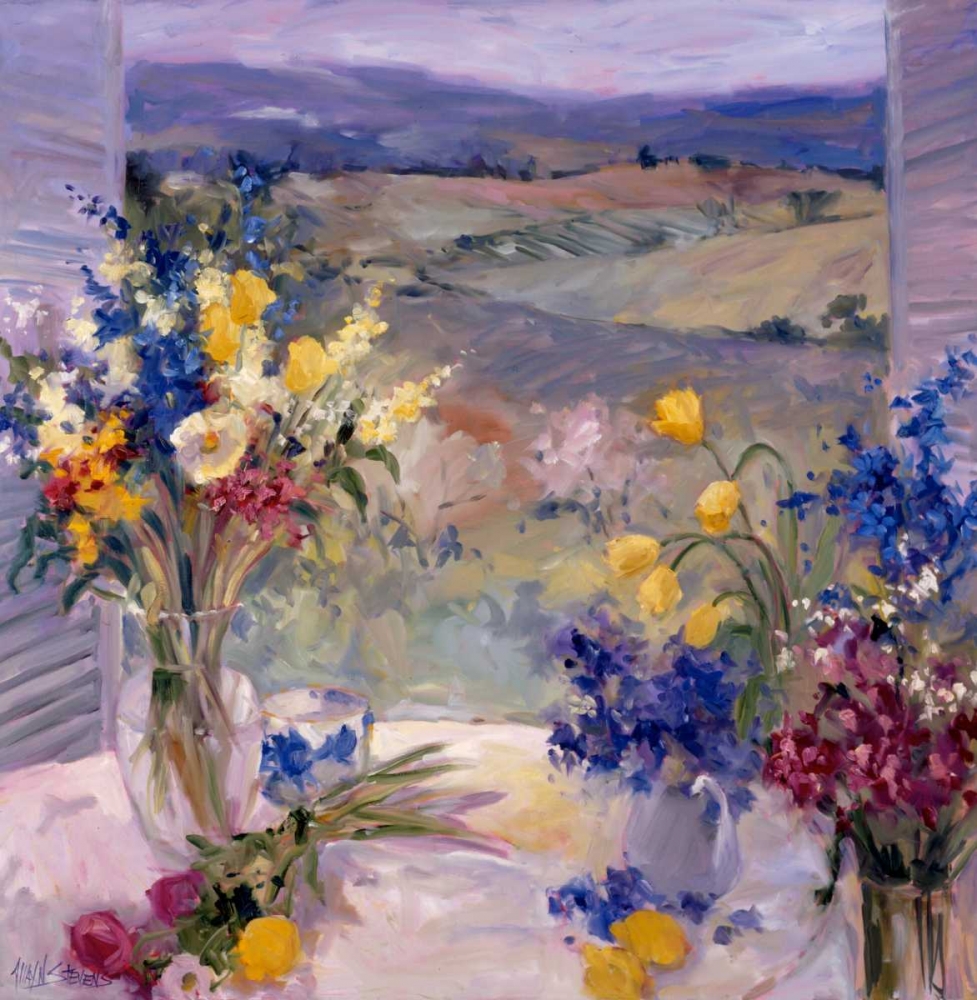 Wall Art Painting id:82980, Name: Tuscany Floral, Artist: Stevens, Allayn