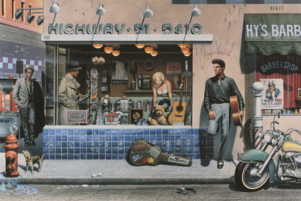 Wall Art Painting id:172428, Name: Highway 51, Artist: Consani, Chris