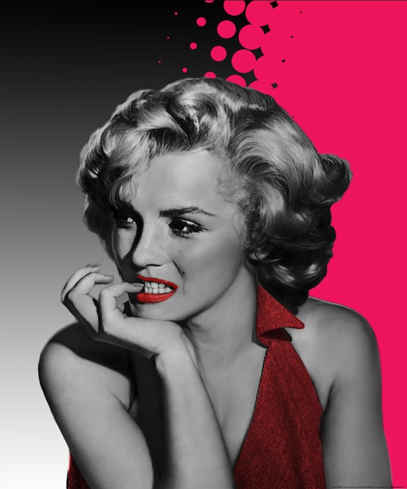 Wall Art Painting id:239657, Name: The Thinker in Red Dots, Artist: Consani, Chris