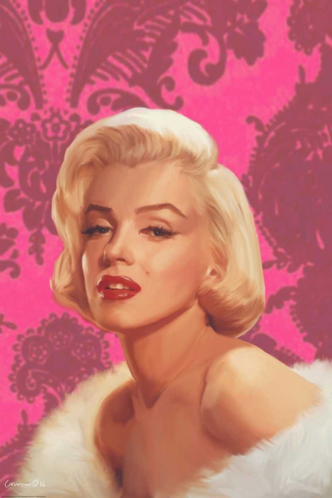 Wall Art Painting id:172447, Name: True Blue Marilyn In Pink, Artist: Consani, Chris