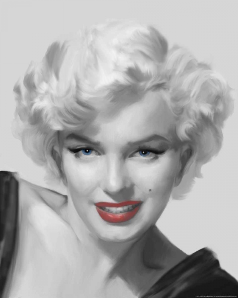 Wall Art Painting id:172450, Name: The Look Red Lips, Artist: Consani, Chris