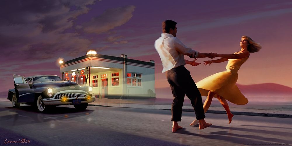 Wall art: Night Dance, by Consani, Chris