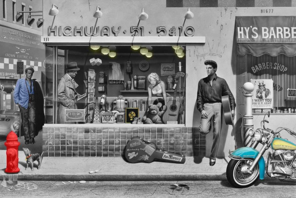 Wall Art Painting id:82994, Name: Highway Fifty One, Artist: Consani, Chris