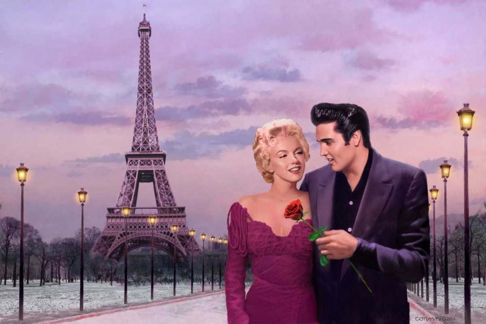 Wall Art Painting id:83000, Name: Paris Sunset, Artist: Consani, Chris