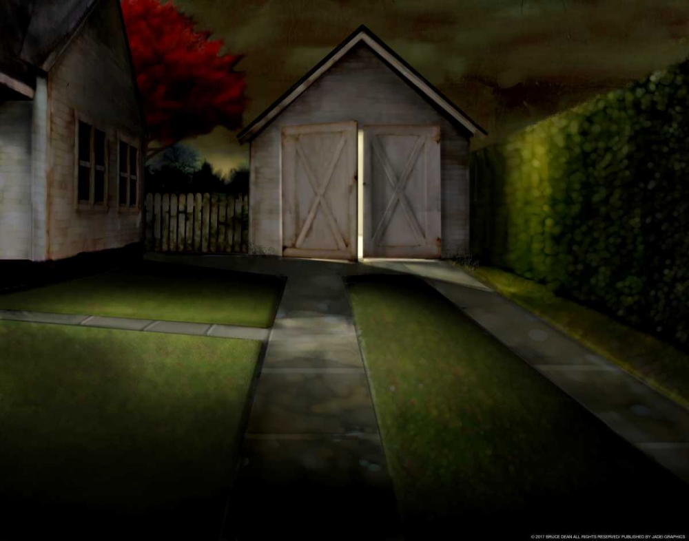 Wall art: Garage, by Dean, Bruce