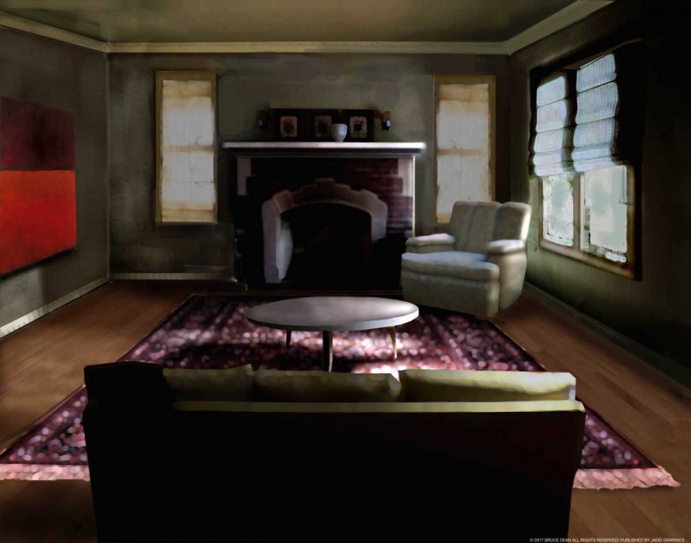 Wall art: Hearth, by Dean, Bruce