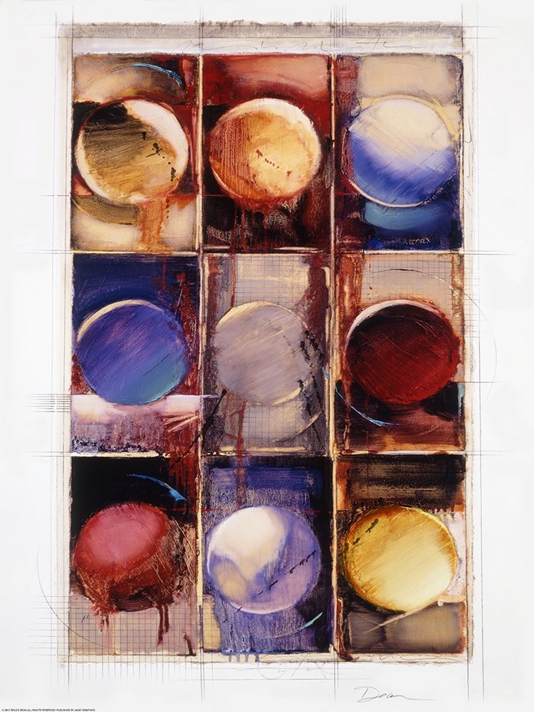 Wall Art Painting id:213322, Name: Abstract 9, Artist: Dean, Bruce