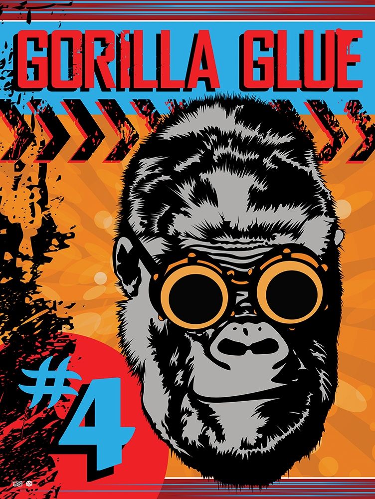 Wall art: Gorilla Glue, by Has