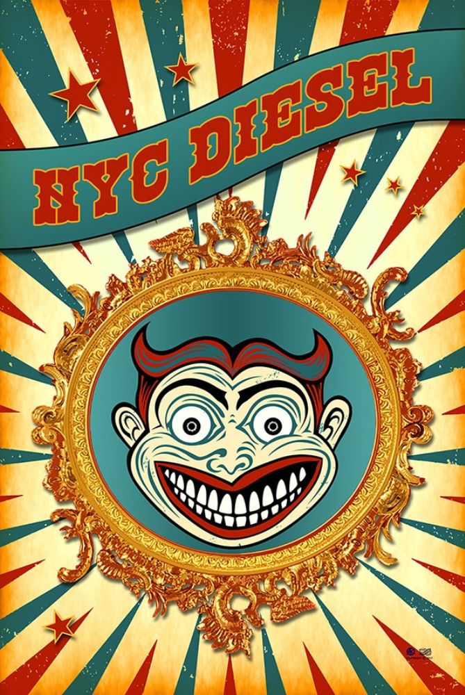 Wall Art Painting id:255912, Name: Nyc Diesel, Artist: Has