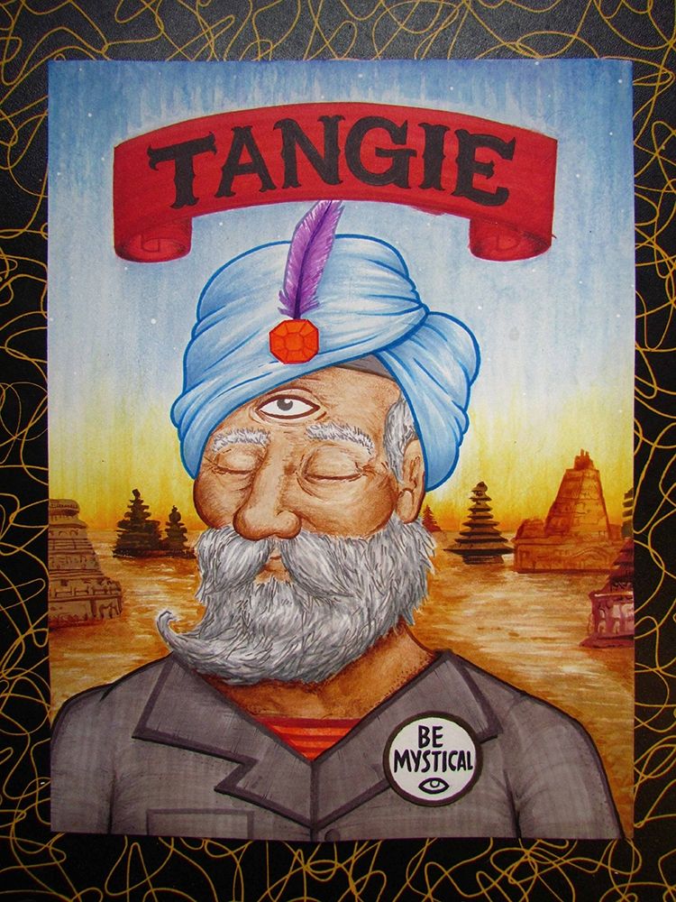 Wall Art Painting id:255918, Name: Tangle Be, Artist: Has