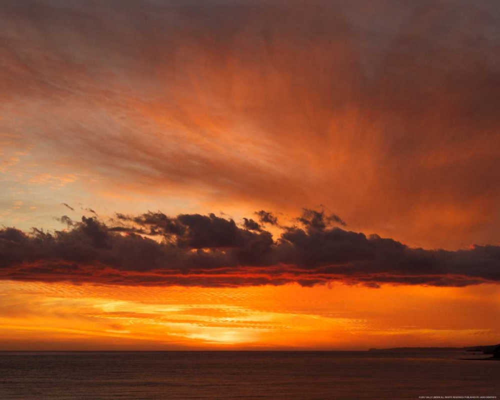 Wall art: Orange Sky, by Linden, Sally
