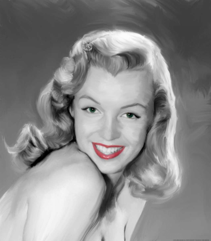 Wall Art Painting id:172827, Name: Young Marilyn, Artist: Michaels, Jerry