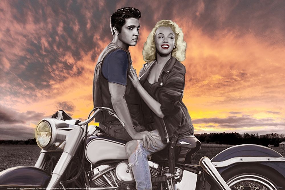 Wall art: Sunset Ride, by Nelson, Josh