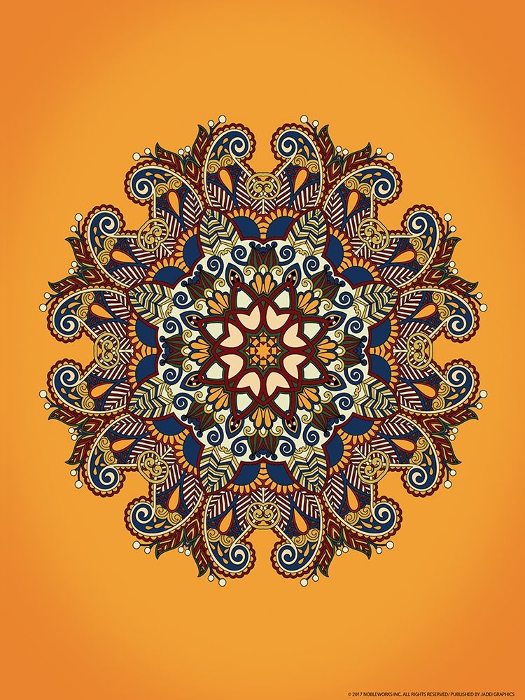 Wall art: Mandala 1, by Nobleworks, Inc.