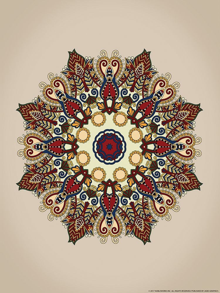 Wall art: Mandala 2, by Nobleworks, Inc.